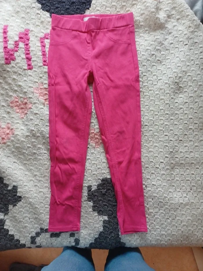 Jegging fushia taille élastique