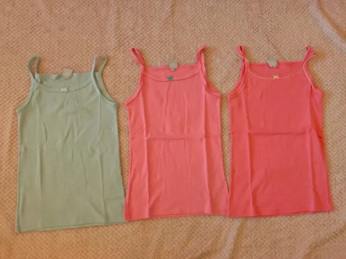 Lot de 3 maillots de corps Petit Bateau 10 ans