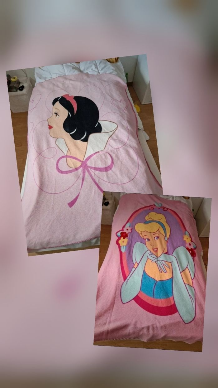 Lot de 2 plaids disney
