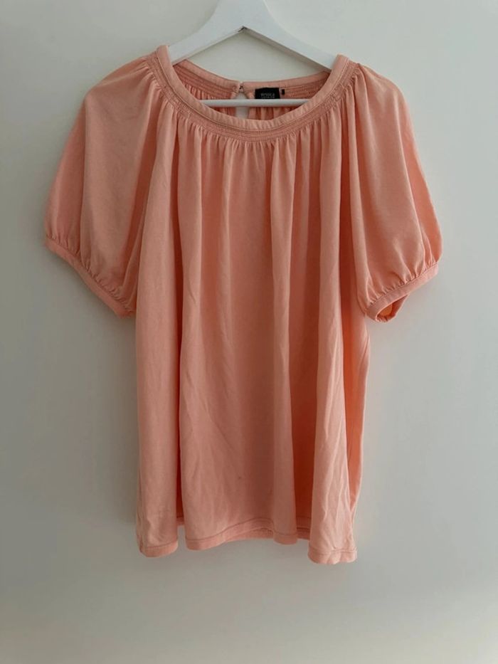 T-shirt abricot pour femme taille L
