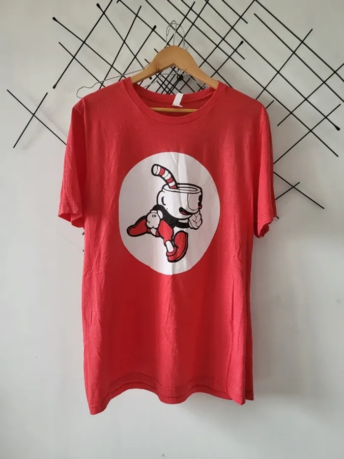 T-shirt XL CupHead neuf