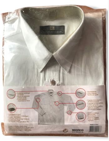 NEUF👔Superbe chemise Authentic Wear XL Migros Suisse