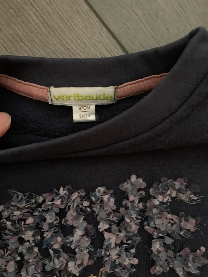 Pull bleu vertbaudet 3 ans - photo numéro 3