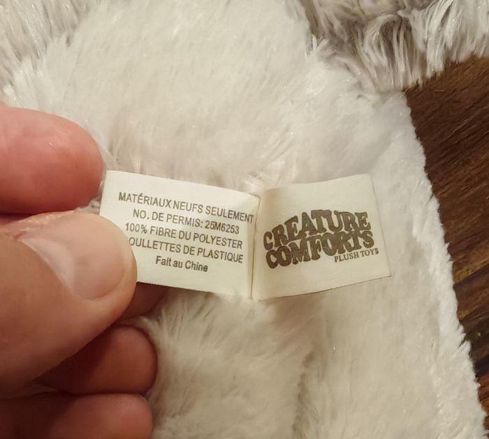 Peluche Husky Canada Creature Comforts 32x17cm - photo numéro 4