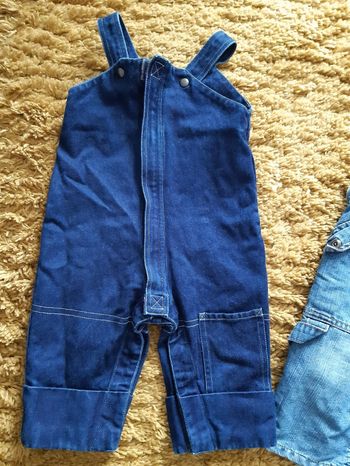 Lot de 2 salopettes