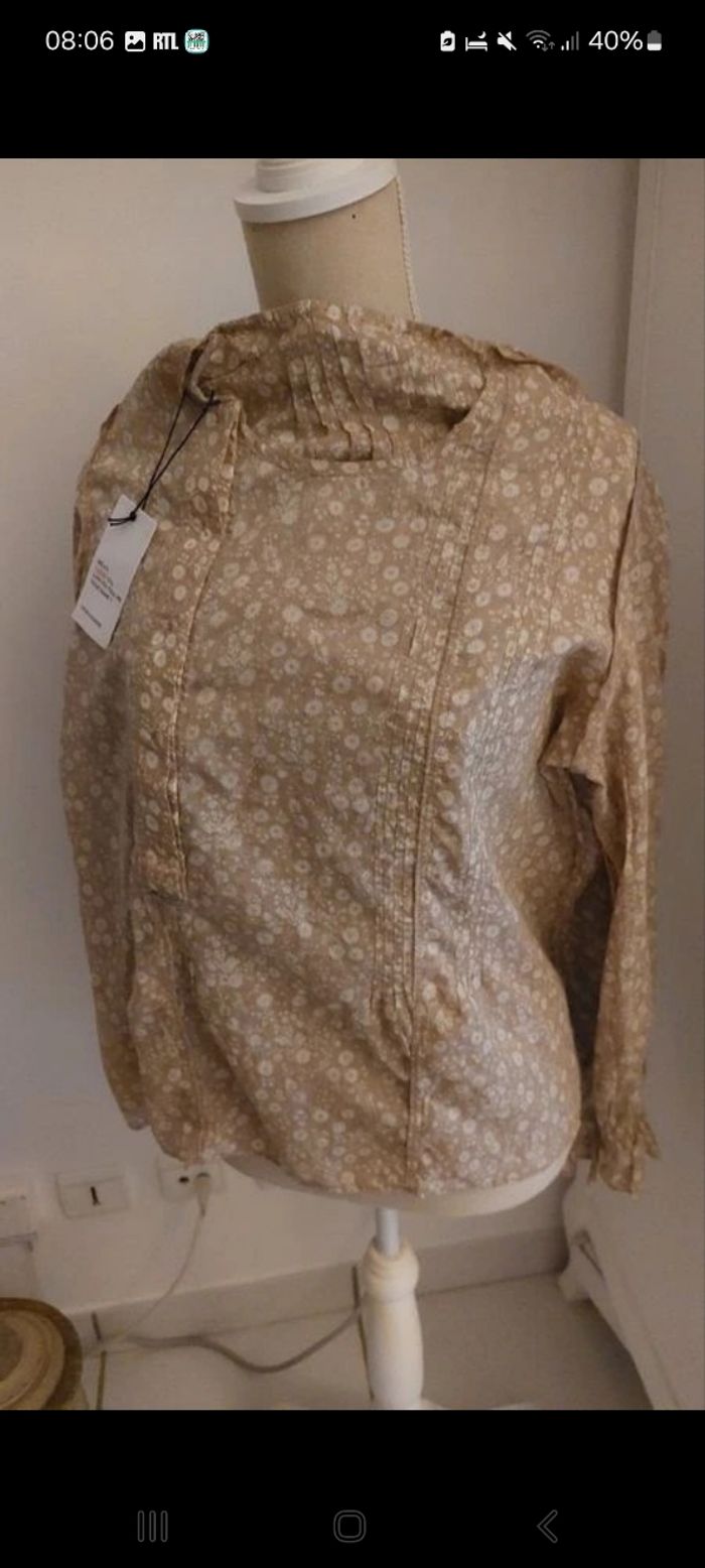 Chemisier blouse Léon & Harper taille M
pur coton bio - photo numéro 8