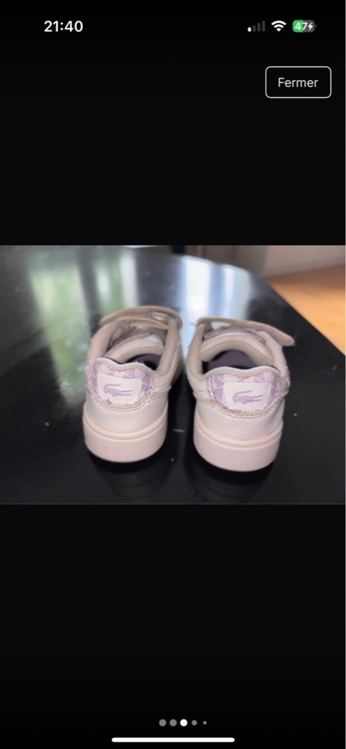 Basket Lacoste fille 🌸