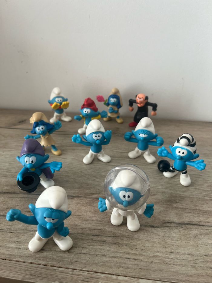 Lot de 11 figurines Schtroumpfs – Happy Meal McDonald’s 2018 – Édition 60e anniversaire - photo numéro 9