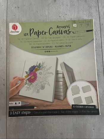 Bloc paper Canvas aquarel