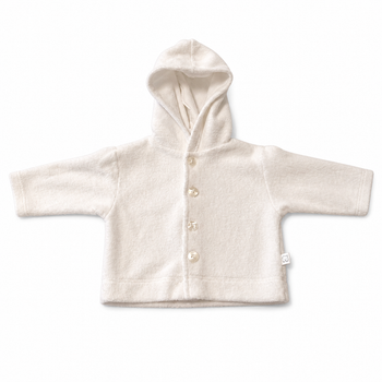 Veste blanche à capuche, Baby Club. 18 / 24 mois. Garçon, fille, mixte. 