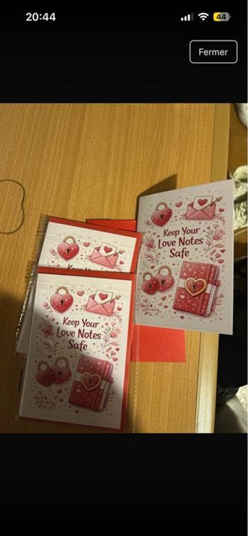 3 Cartes avec enveloppe 6€