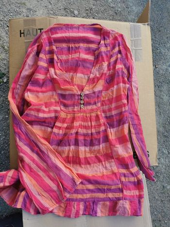 Haut fluide multicolore