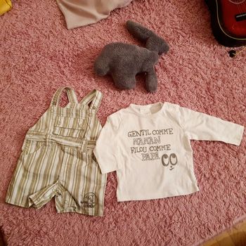 Ensemble salopette t-shirt Tout compte fait