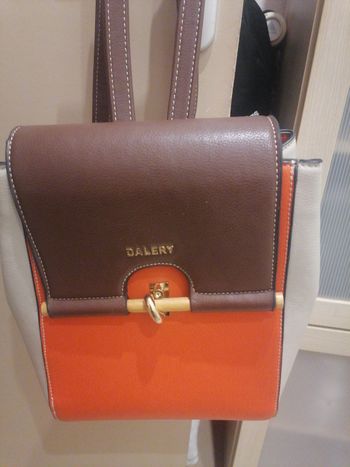 Sac à dos, véritable cuir main à lanière Dalery