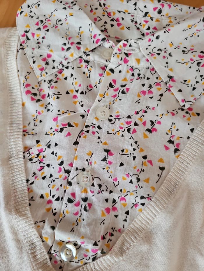 🔥Vintage🔥Pull/Chemise ElevenParis T.XL 💫👕 - photo numéro 2
