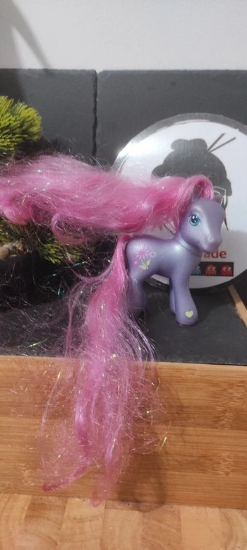 Vintage G3 My Little Pony mein kleines Poney petal blossom Fleur Violet Flower