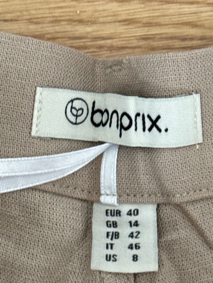 Pantalon lin viscose taille 40/42 bonprix neuf - photo numéro 5