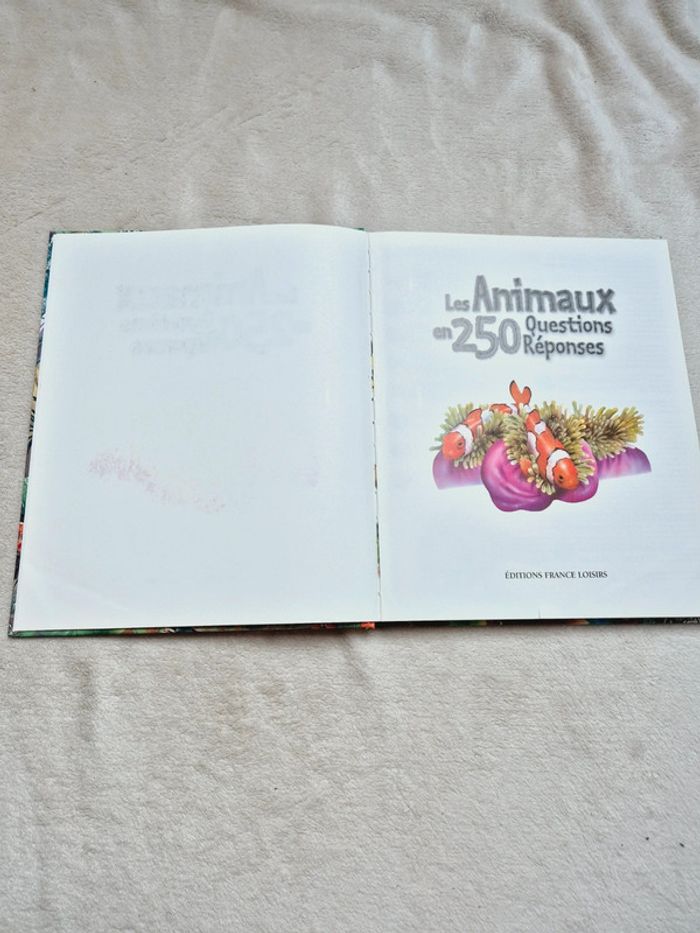Livre les animaux en 250 questions réponses - photo numéro 5