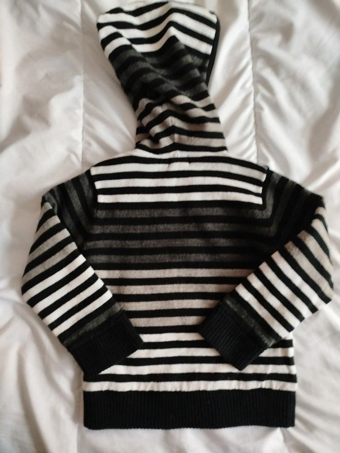 Gilet zippé à capuche tissaia 6 ans - photo numéro 2