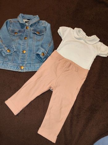 Ensemble bébé fille 6mois 