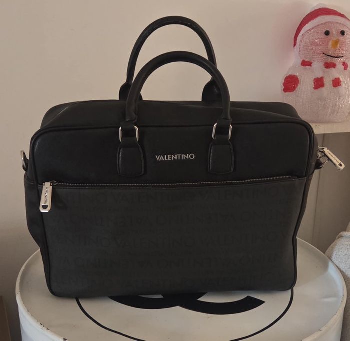 SAC BUSINESS VALENTINO NOIR – 44 CM – EXCELLENT ÉTAT – FORMAT ORDINATEUR - photo numéro 4