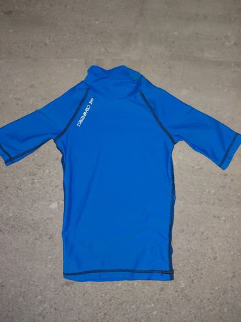 Maillot anti uv bleu