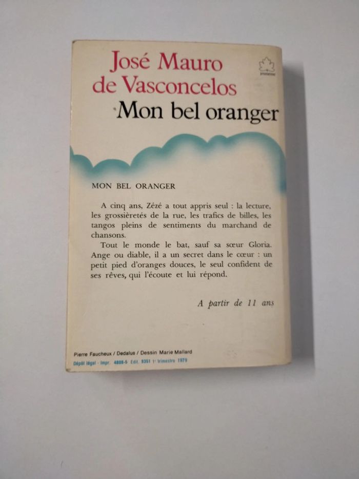 Livre José Mauro de Vasconcelos - photo numéro 2