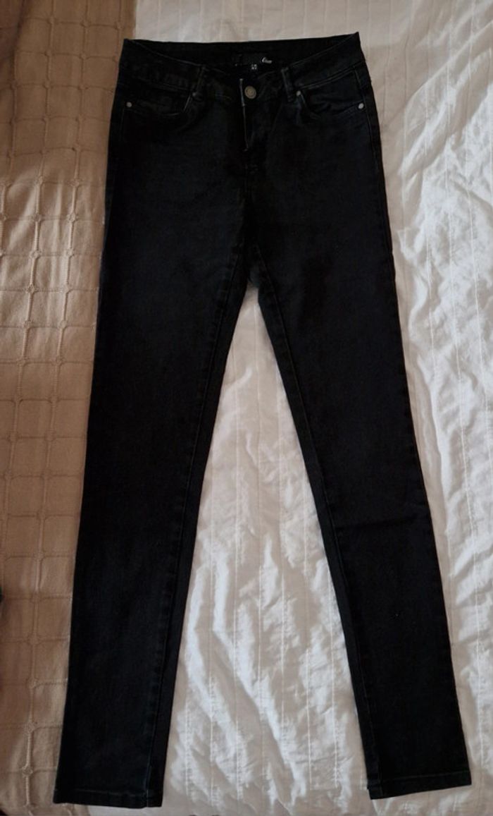 Lot de 2 jeans slim noir