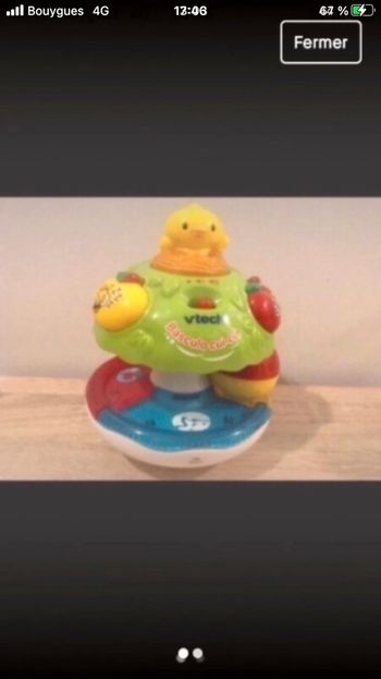 Jouet musical basculo cui cui Vtech