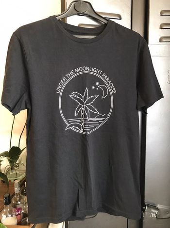 Teeshirt noir et blanc, taille M, gemo