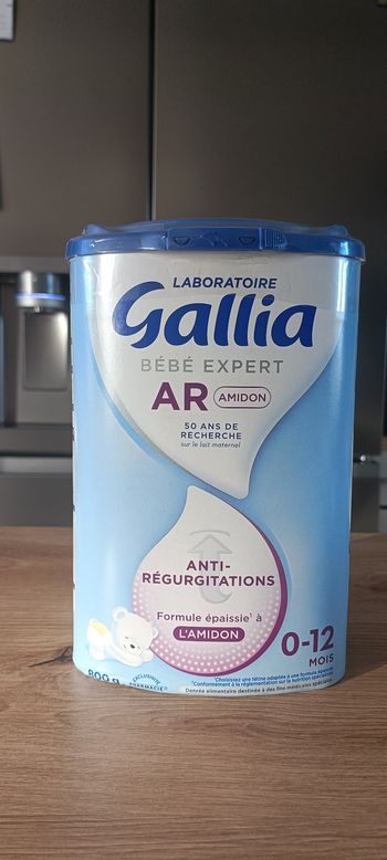 Lait infantile Gallia AR