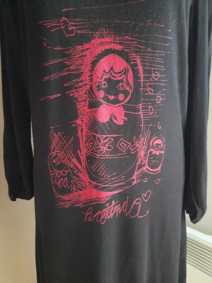 Tunique trapèze noir T38 - photo numéro 2