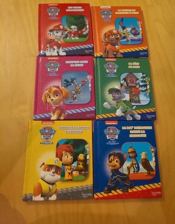 6 mini livres Pat patrouille