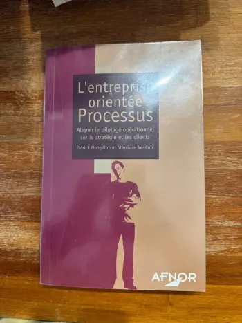 Livre l’entreprise orientée processus