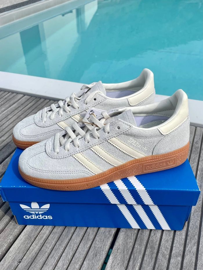 Adidas handball spezial grey white - photo numéro 2
