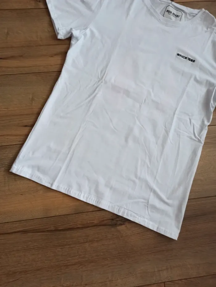 Tee shirt blanc lion homme L - photo numéro 4