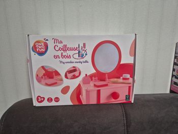 Ma Coiffeuse en Bois +Accessoires