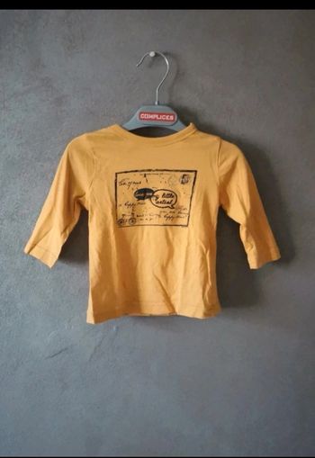 Tee-shirt garçon ML, 12 mois, Tape à l'œil.