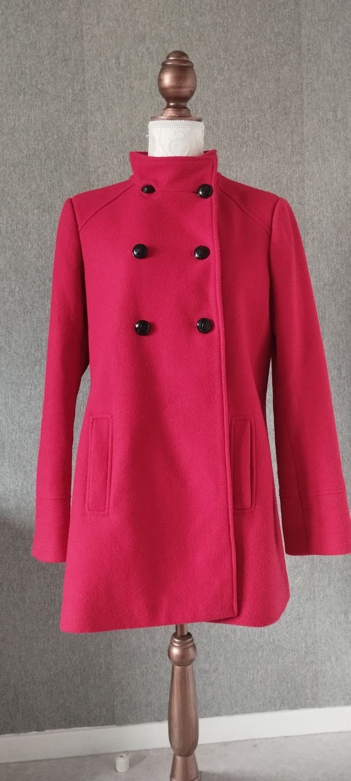Manteau femme rouge - photo numéro 5