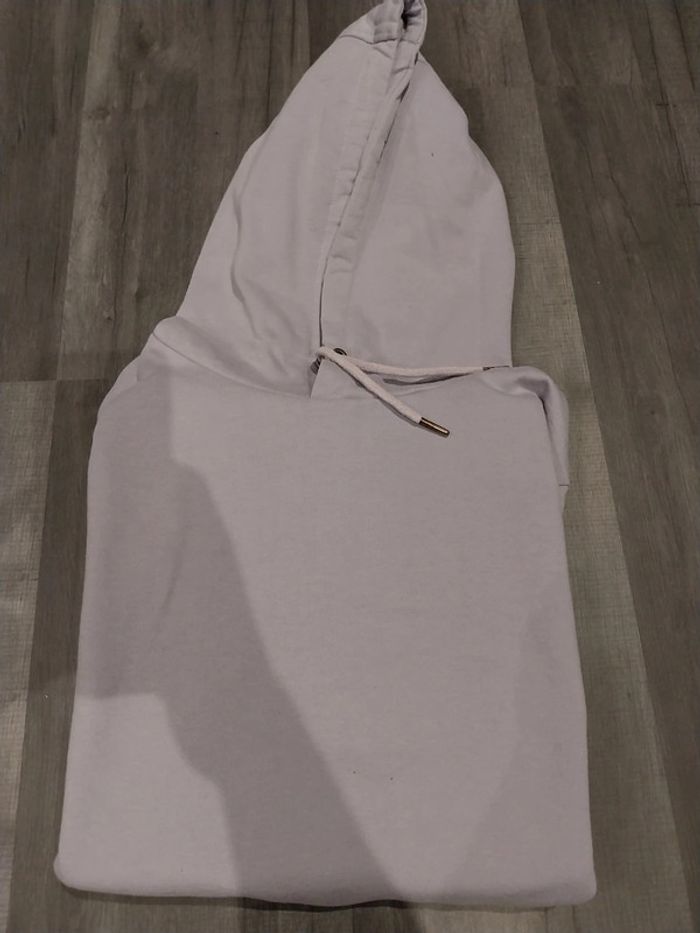 Sweat à capuche mauve sans marque S - photo numéro 3