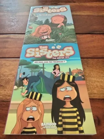 Lot de 2 livres les sisters tome 1 et 2 bamboo jeunesse à partir de 7 ans
