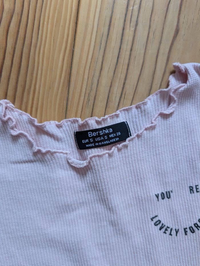 T-shirt rose - photo numéro 2