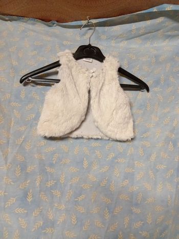 Gilet fille fausse fourrure