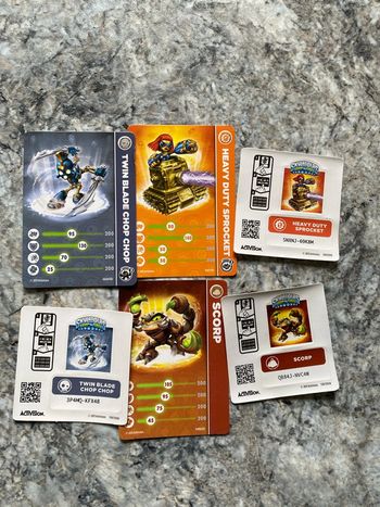 Cartes Skylanders swap force
