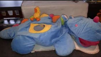 Peluche hippopotame éveil