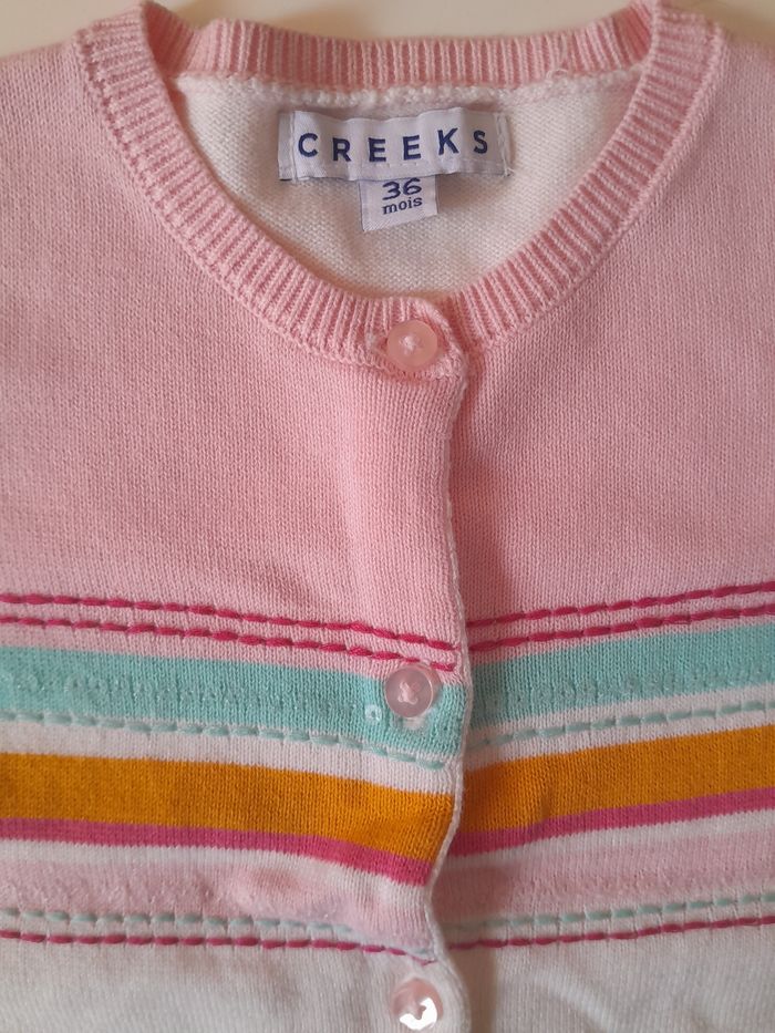 Gilet boutonné 36 mois - photo numéro 2