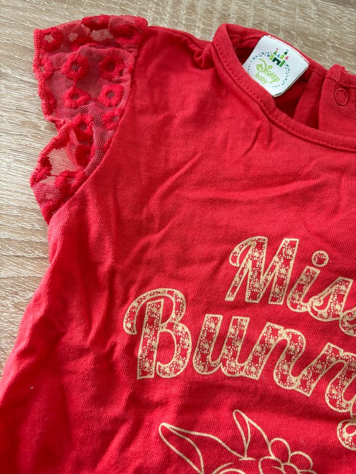 Tee shirt miss bunny DISNEY t.6m - photo numéro 2