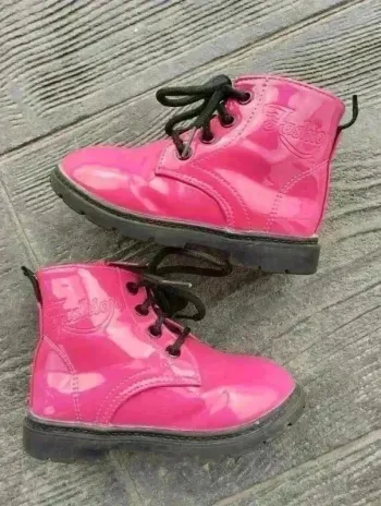 🍬 Bottines Rose Bonbon – Pointure 25 – Style Docks – Parfait État