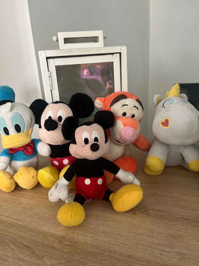 Lot peluche Disney / Mickey - Donald - tigrou - photo numéro 3