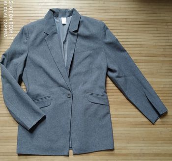 La Redoute veste tailleur blaser gris 42